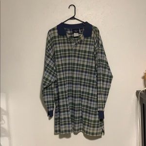 Men’s Long Sleeve Plaid Shirt